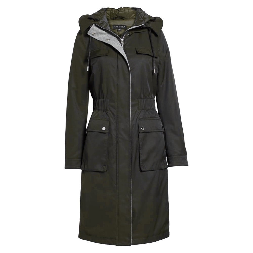 Laundry By Shelli Segal Long Utility Trench Coat